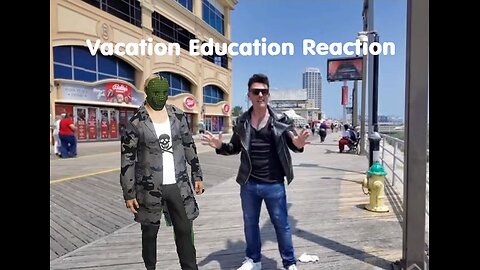Vacation Education Reaction - Johnny Rockets - Atlantic City Boardwalk
