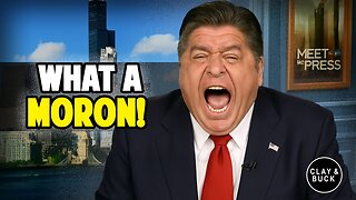 JB Pritzker Makes a BIG FAT FOOL of Himself on Live TV! | Total MELTDOWN on Meet the Press!