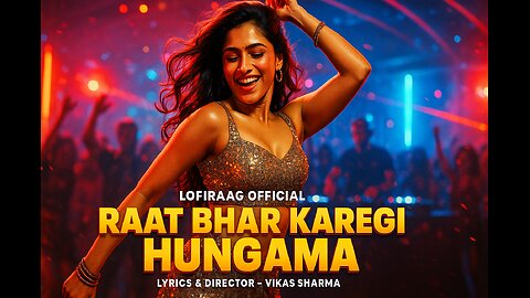 Raat Bhar Karegi Hungama 🔥| Hungama Night Party Song 2025 🎉| Nonstop Bollywood Trap Bass | LofiRaag1