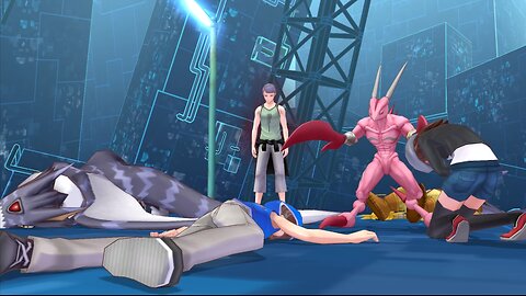 Exorcist and a subway Digimon Story : CS Hackers Memory (modded) pt 20
