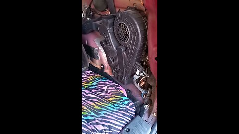 Dodge caravan rear AC unit leak