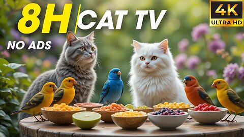 [NO ADS] Playful Birds Chipmunks Squirrels - Relaxing Videos For Cats