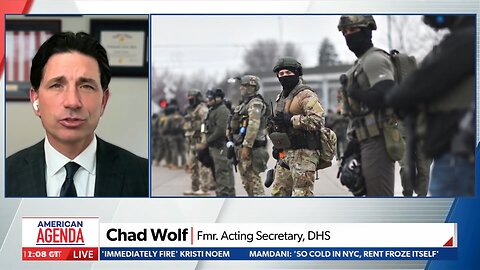 Homan’s there to find common ground & keep ICE in Minneapolis⚡Chad Wolf