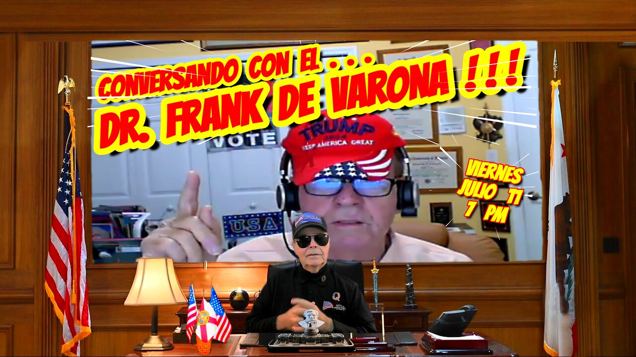 CONVERSANDO CON EL DR FRANK DE VARONA - 07. 11. 2025 - 7 PM