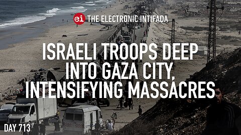 Israeli troops deep into Gaza City, intensifying massacres, with Nora Barrows-Friedman