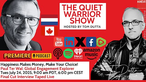 FINAL CUT PODCAST VIDEO PREMIERE: HAPPINESS MAKES MONEY, MAKE YOUR CHOICE!