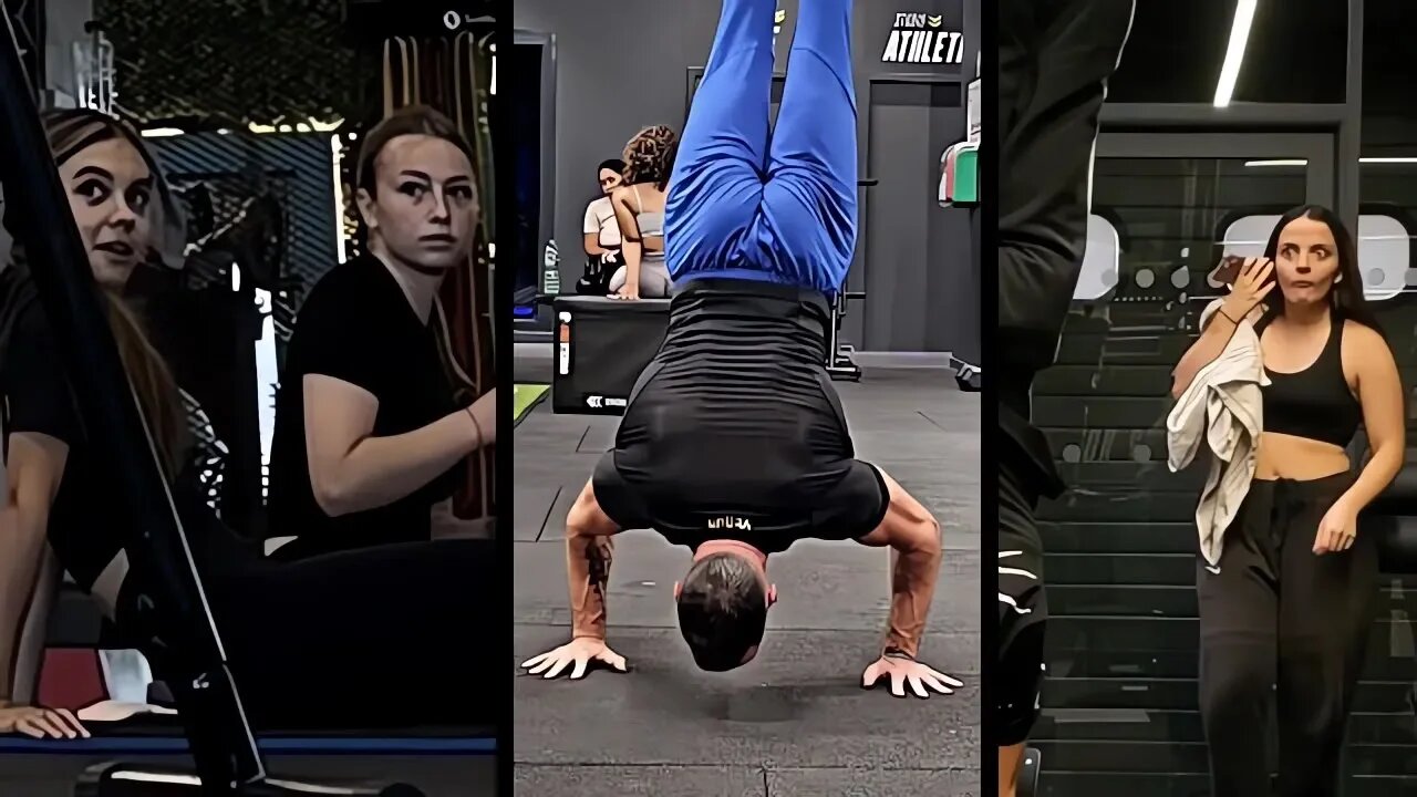 đŸ”¥Scaring People in The Gym With Calisthenics #93
