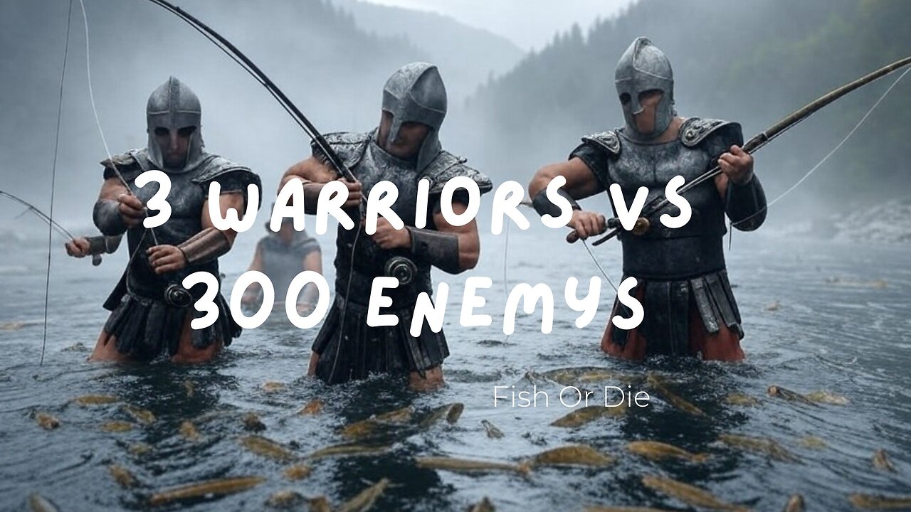 3 vs 300 epic battle with the trout empire - Епична битка с империята на пъстървите