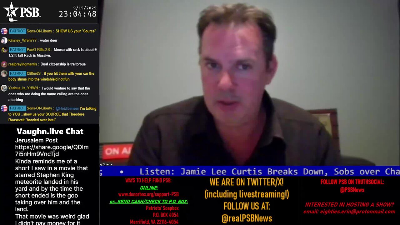 2025-09-15 23:00 EDT - Crossing the Matrix: with Chris