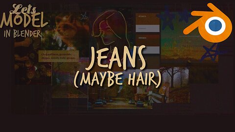 modeling jeans and maybe hair