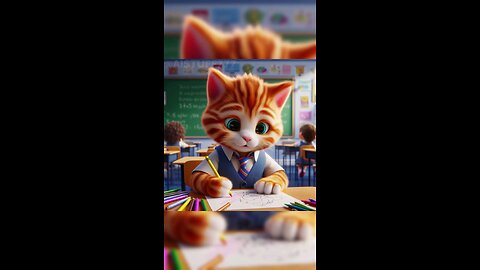 The bullet kitten never gave up on his dream