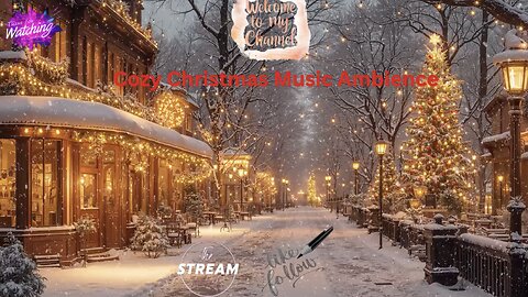 Cozy Christmas Music Ambience In old County town Best Songs 2026