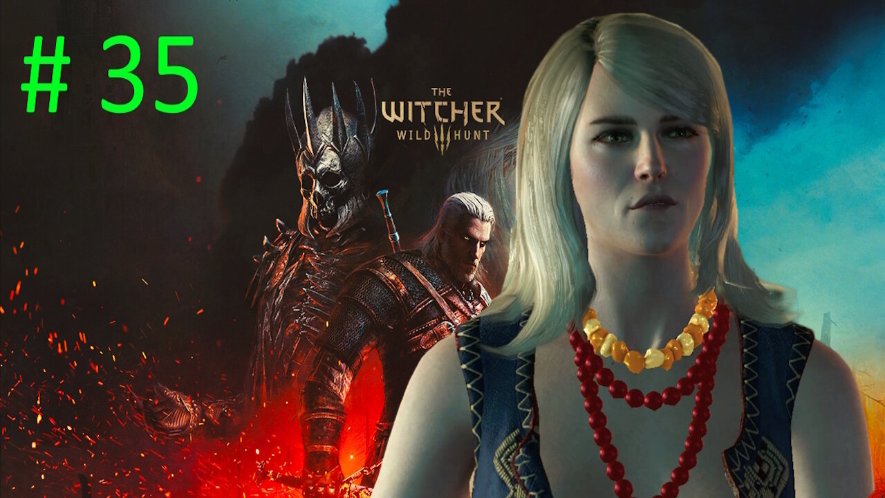 Hunting A Witch // Let's Play The Witcher 3 Wild Hunt BLIND # 35