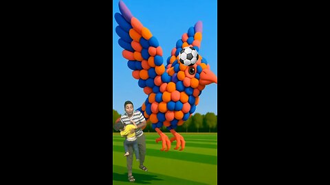 The bird mascot vibrato assistant placed on the football field is popular 🤯🐎👇👇