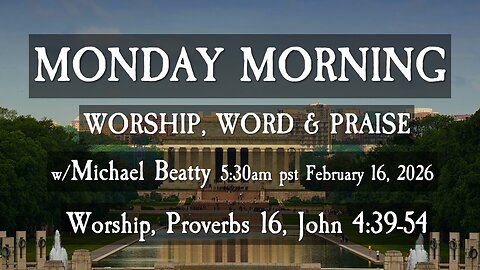 🌤️MONDAY MORNING✝️