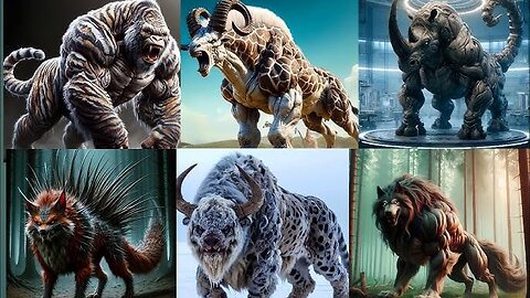 Amazing Animal Fusion Hybrids | Hybrid Animal Ai | Mythology Animals | #hybridanimals |