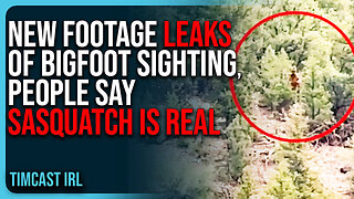 NEW FOOTAGE LEAKS of Bigfoot Sighting, People Say Sasquatch IS REAL