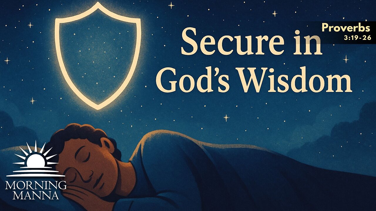 Morning Manna – June 12, 2025 – Proverbs 3:19–26 – Secure in God's Wisdom