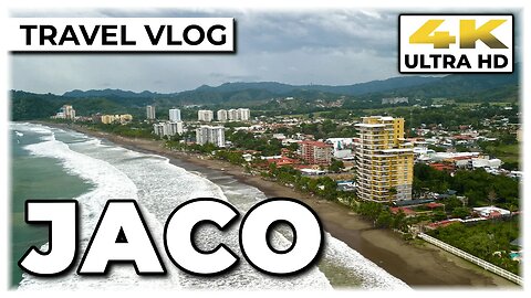 Tour Jaco, Costa Rica 🤙 South End Beach Walk + Drone Views In Party Town #costarica #travelvlog
