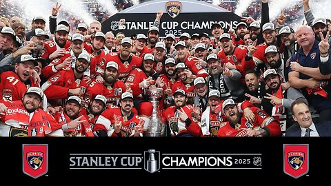 Congrats AGAIN, FLORIDA! - NHL 2025 Stanley Cup Playoffs Champions