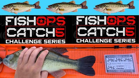Fishing My First Online Bass Tournament 2025. FISH OPS CATCH FIVE TOURNAMENT. !!!