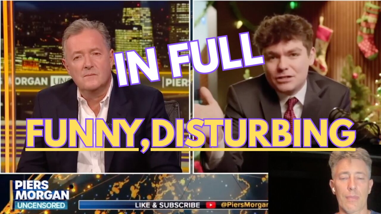 Nick Fuentes Hilarious but Disturbing Interview with Piers Morgan - in Full (Analysis)