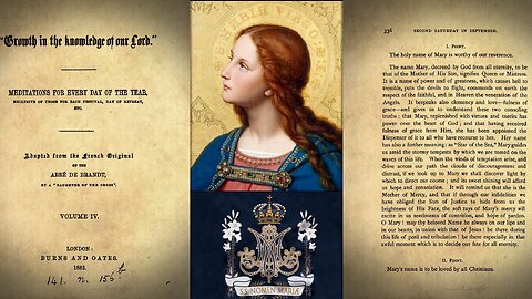 The Holy Name of Mary (September 12} 📖🎧