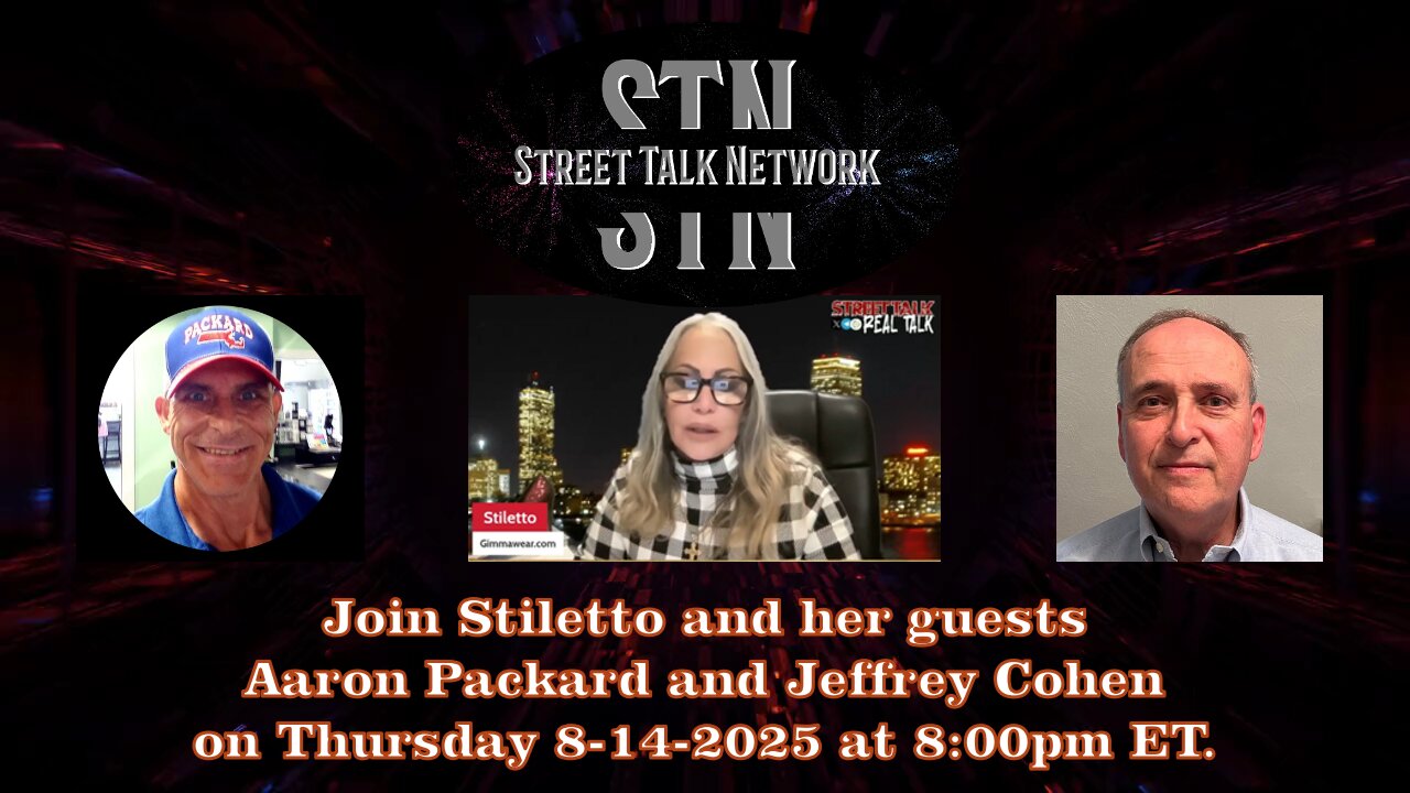 Rebroadcast of Street Talk with Stiletto from 8-14-2025