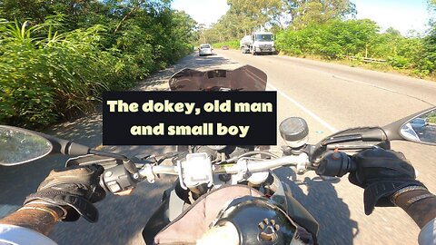 The donkey, old man and small boy