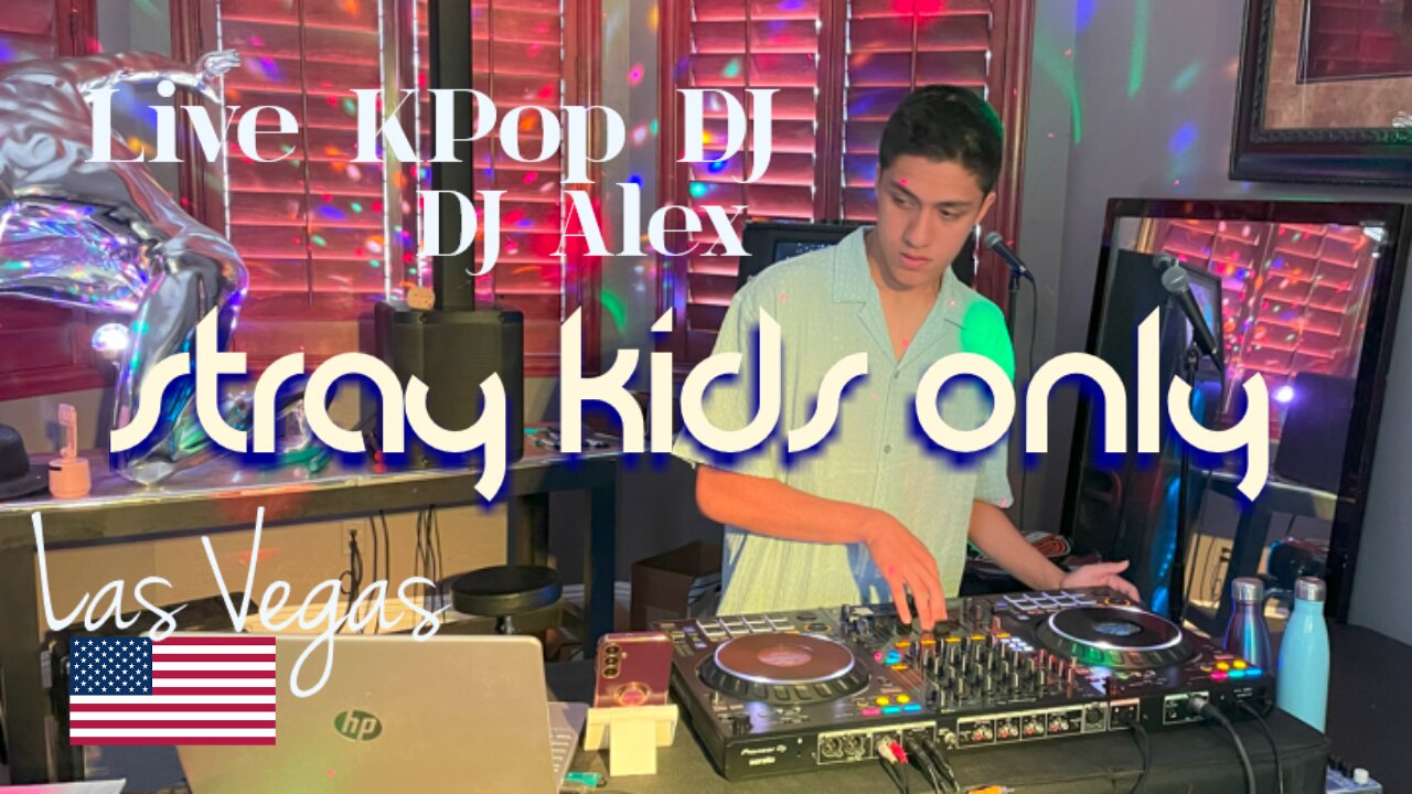 KPop DJ Alex Playing Stray Kids Music Only - LIVE!