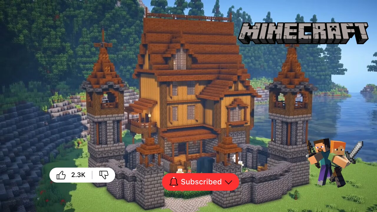 Minecraft: How To Build A Castle | Tutorial