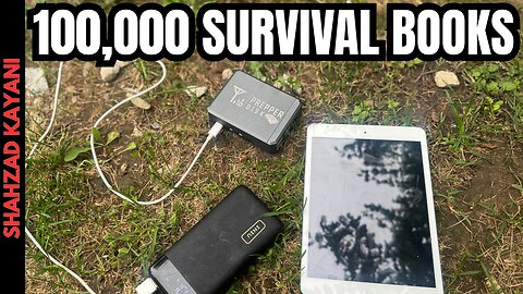 100,000 Prepping & Survival Books in Your Hand - No Wifi Needed