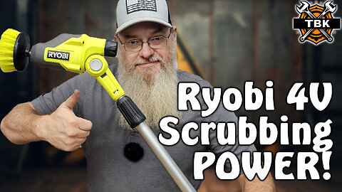 Ryobi 4V USB Lithium Power Scrubber Review | Is $49.97 a STEAL? 💪