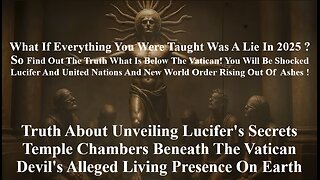 Unveiling Lucifer's Secrets Temple Chambers Beneath The Vatican Devil's Alleged Living Presence