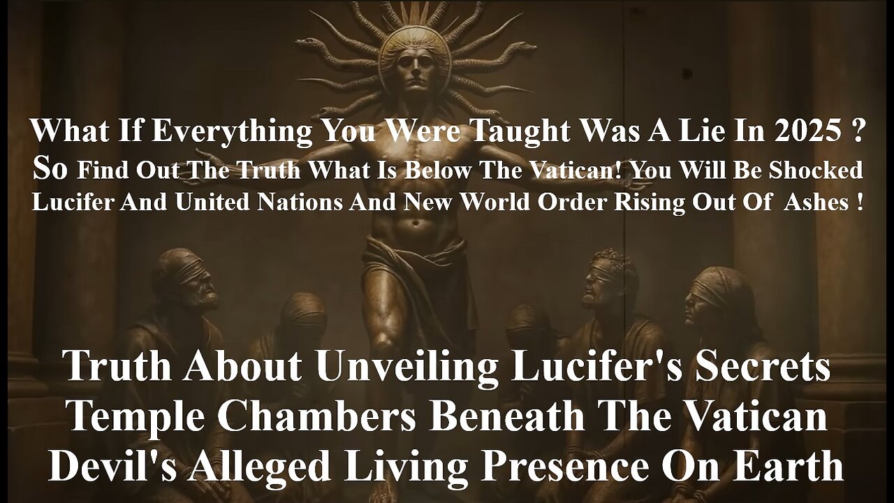 Unveiling Lucifer's Secrets Temple Chambers Beneath The Vatican Devil's Alleged Living Presence