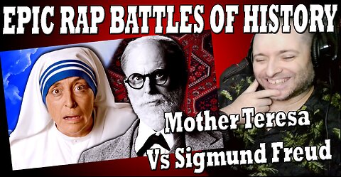 Mother Teresa vs Sigmund Freud | Epic Rap Battles | First Time Watching | Holy Bars vs Psycho Burns