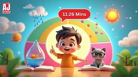 Kids Learning Compilation 🎶 | Fruits, Animals, Rain Importance & Traffic Rules | AJ Studio Kids