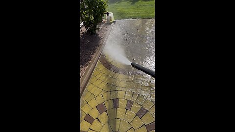 We wash the tiles