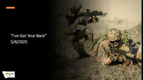 Pastor Metzger - I've Got Your Back