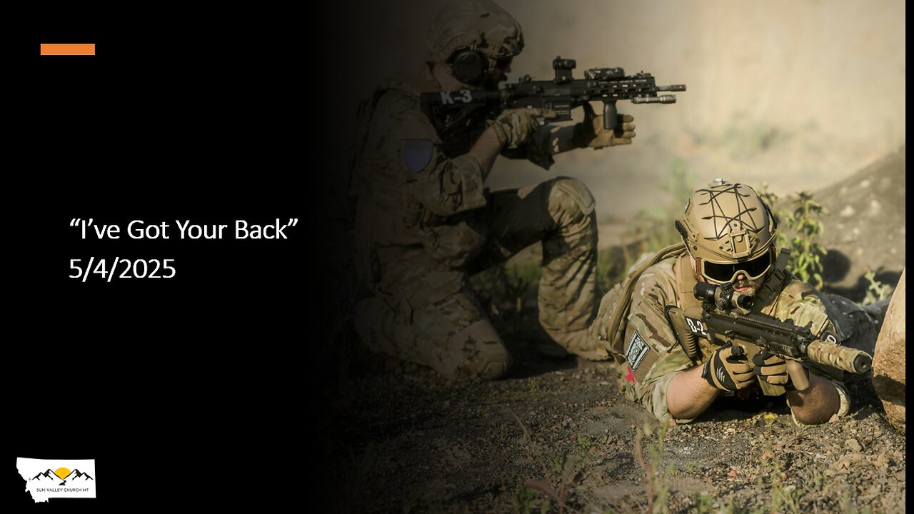 Pastor Metzger - I've Got Your Back