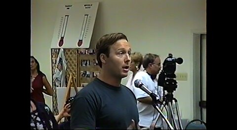 Alex Jones protest's the MIlitarization of the Police State