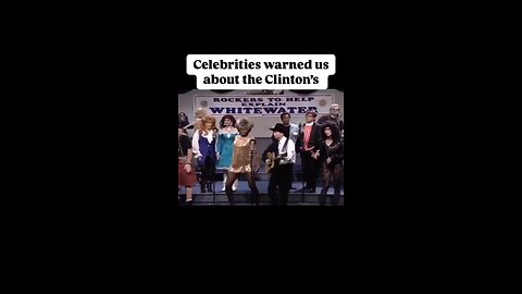 Celebrities Warned Us About the Clintons
