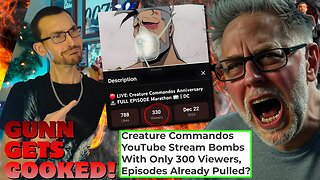 James Gunn EMBARRASSED Again! Creature Commandos Live Stream Draws 300 Viewers!