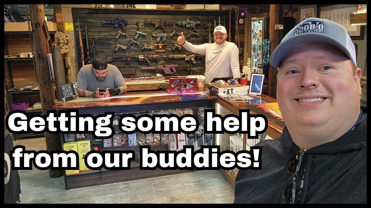 Getting some help from our buddies!