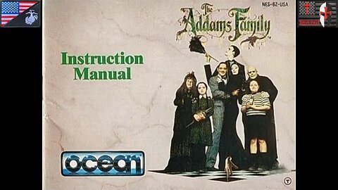 The S2 Intel Hub: "The Addams Family" (NES - 1992) [Instruction Manual - English Version]
