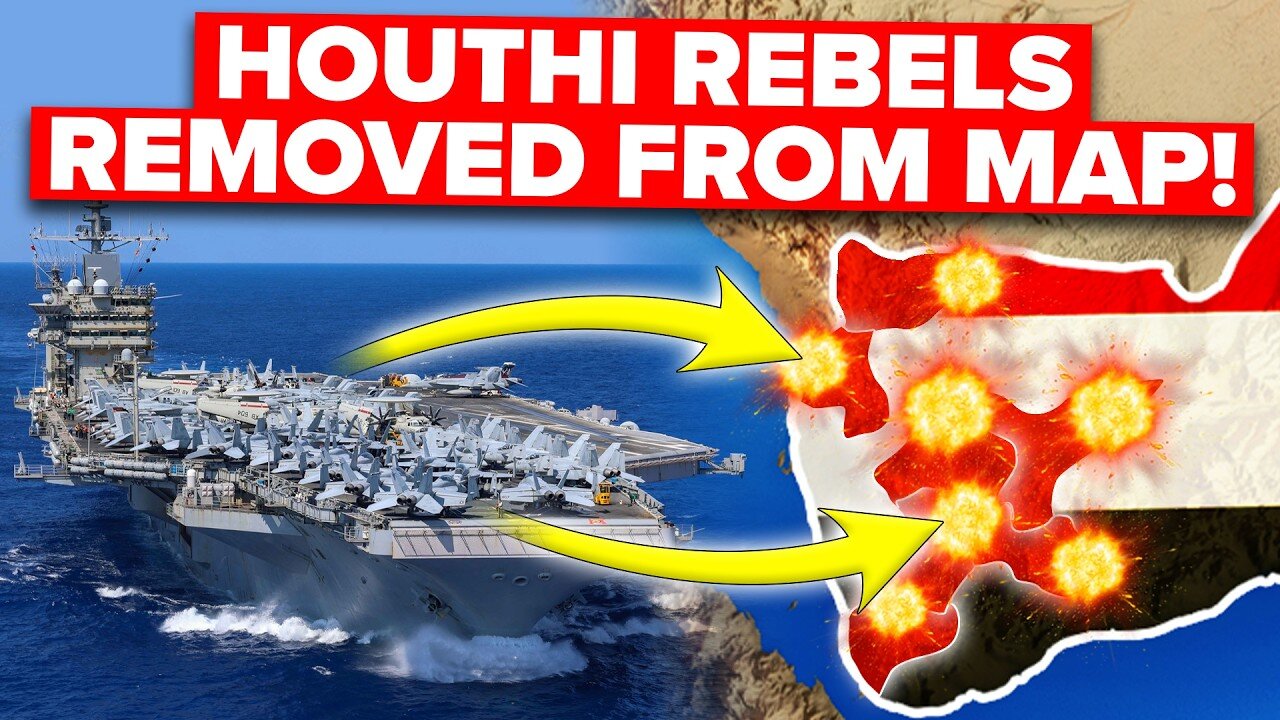 U.S. Aircraft Carrier Just OBLITERATED Houthi Rebels – They Never Saw It Coming!