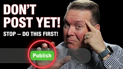 The Single Step Every Creator MUST Take Before Their Next Post