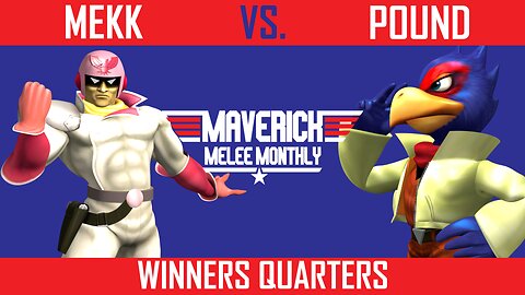 Mekk (Falcon) vs. Pound (Falco) - Winners Quarters | The Maverick Melee Monthly
