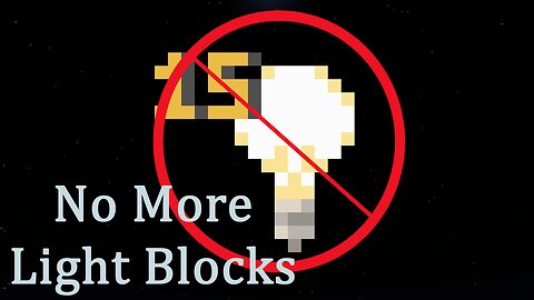 Minecraft Litematica (Did you Know) You Can remove light blocks?