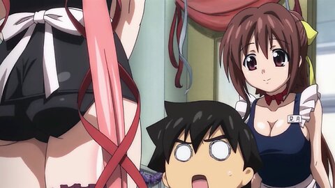 Heaven's Lost Property - swimsuit maid cafe